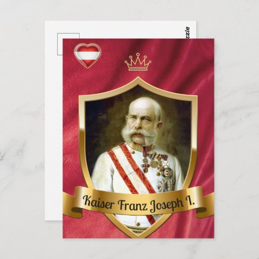 Carte Postale Empereur François-Josef (Devant / Derrière)