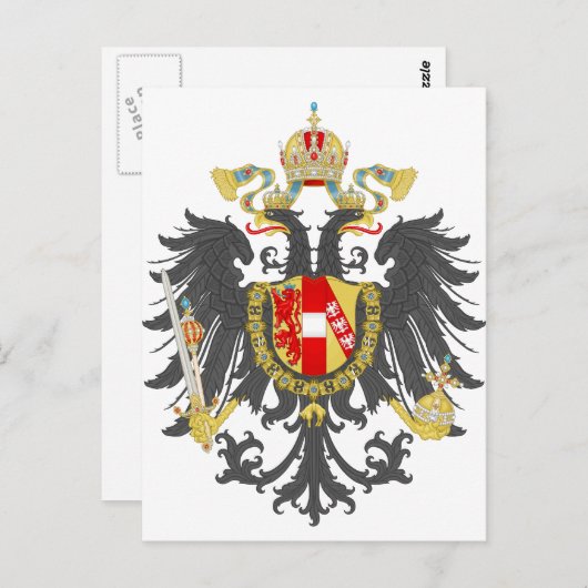 Carte Postale Empire d'Autriche (Devant / Derrière)