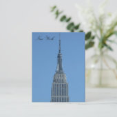 Carte Postale empire état bleu haut (Debout devant)