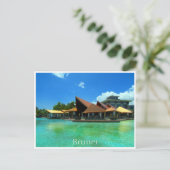 Carte Postale empire hotel blue pool (Debout devant)