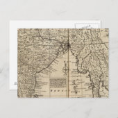 Carte Postale Empire Mogul, Inde (Devant / Derrière)