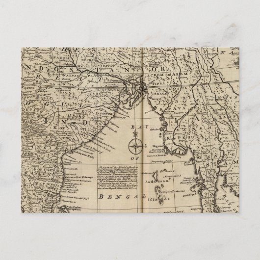 Carte Postale Empire Mogul, Inde (Devant)