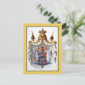 Carte Postale Empire russe, Armoiries complètes (Debout devant)