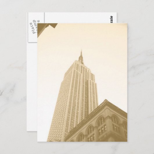 Carte Postale Empire State (Devant / Derrière)