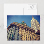 Carte Postale Empire State Building (Devant / Derrière)