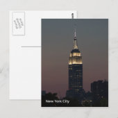 Carte Postale Empire State Building (Devant / Derrière)
