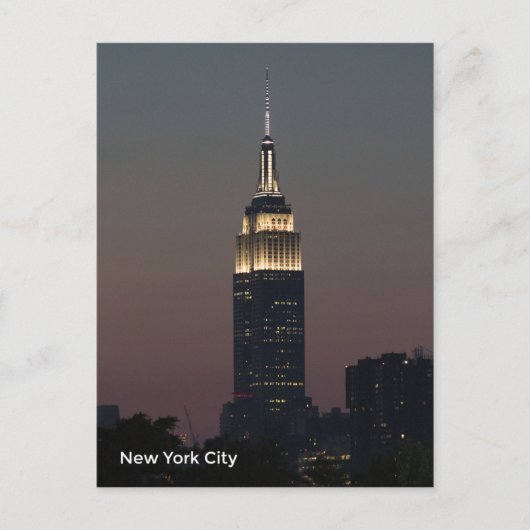 Carte Postale Empire State Building (Devant)