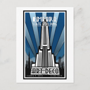 Carte postale - Empire State Building Art Déco