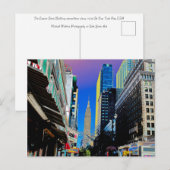 Carte Postale Empire State Building de la 42e affiche de St New (Devant / Derrière)