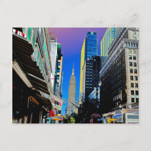 Carte Postale Empire State Building de la 42e affiche de St New