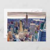 Carte Postale Empire State Building et Midtown Manhattan (Devant / Derrière)