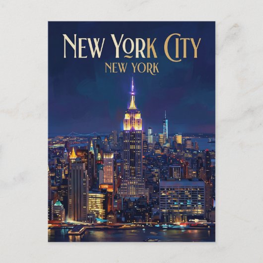 Carte Postale Empire State Building États-Unis (Devant)