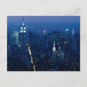 Carte Postale Empire State Building la nuit