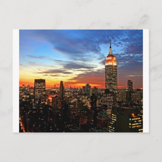 Carte Postale Empire State Building New York (Devant)