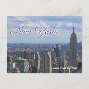Carte Postale Empire State Building New York City