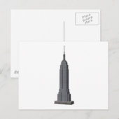 Carte Postale Empire State Building : New York City : (Devant / Derrière)