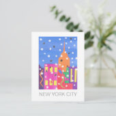 Carte postale Empire State in Snow (Debout devant)