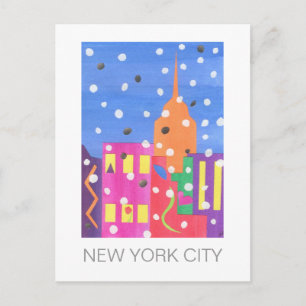 Carte postale Empire State in Snow