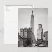 Carte Postale Empire State & Midtown Manhattan, 1931 (Devant / Derrière)