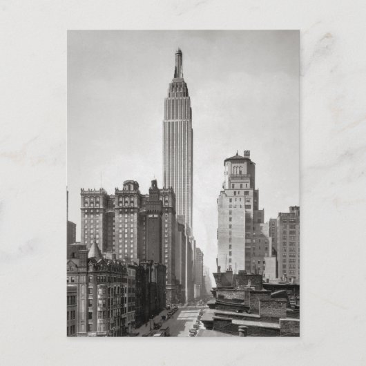 Carte Postale Empire State & Midtown Manhattan, 1931 (Devant)