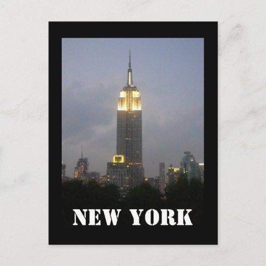 Carte Postale empire state new york (Devant)