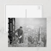 Carte Postale Empire State Steelworker, 1936 (Devant / Derrière)