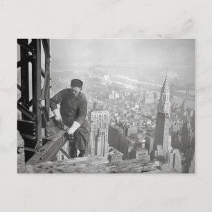 Carte Postale Empire State Steelworker, 1936
