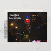 Carte Postale Empire State & Washington Square Postcard New York (Devant / Derrière)
