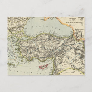 Carte Postale Empire turc, Grèce, Roumanie