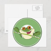 Carte Postale Emplacement de grenouille (Devant / Derrière)