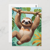 Carte Postale Emplacement sur un arbre (Devant / Derrière)