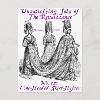 Carte Postale Emplois insatisfaisants de la Renaissance