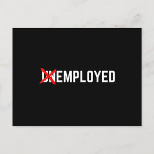 Carte Postale Employé Amusant Nouvel Emploi Premier Emploi Homme