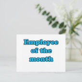 Carte Postale employé du mois (Debout devant)