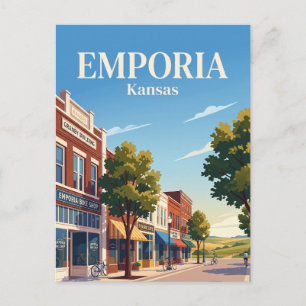 Carte Postale Emporia, Kansas