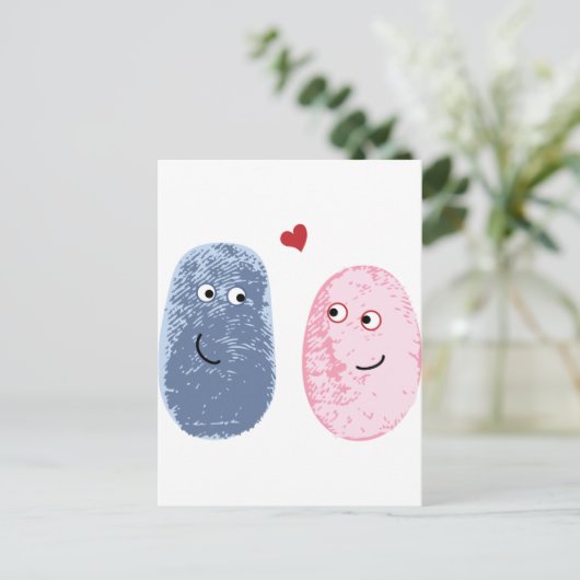 Carte Postale Empreinte (Debout devant)