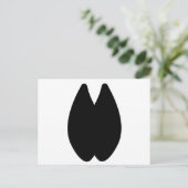 Carte Postale Empreinte Alpaca (Debout devant)