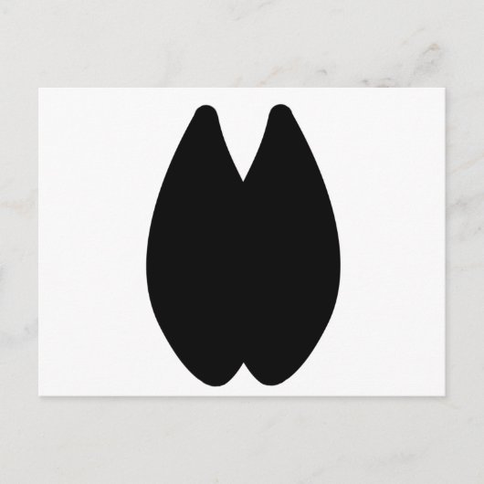 Carte Postale Empreinte Alpaca (Devant)