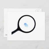 Carte Postale Empreinte CSI (Devant / Derrière)