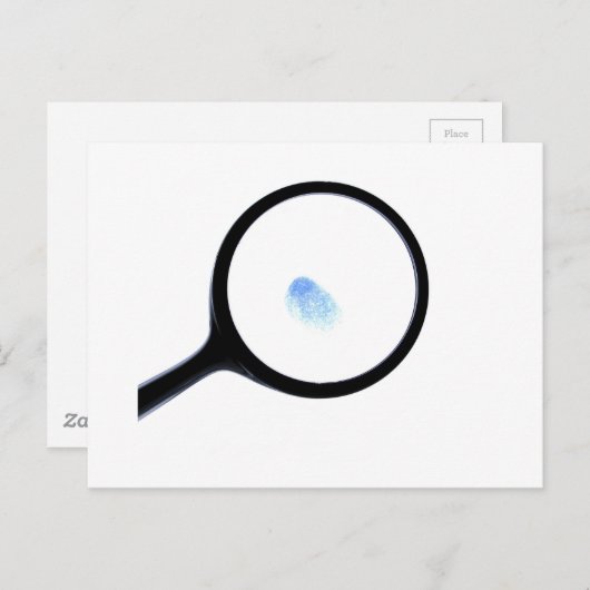 Carte Postale Empreinte CSI (Devant / Derrière)