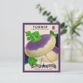 Carte Postale Empreinte de paquets de graines des années 1950 (Debout devant)