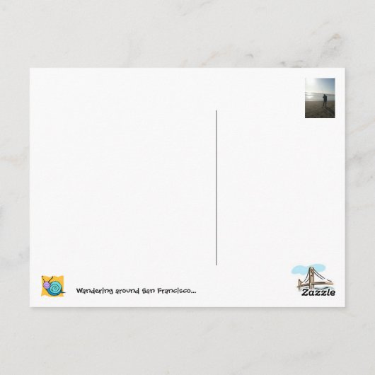 Carte Postale Empreinte du temps... (Dos)