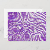 Carte Postale empreinte numérique IMPRESSÃO DIGITAL (Devant / Derrière)