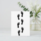 Carte Postale Empreinte - Pieds (Debout devant)