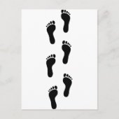 Carte Postale Empreinte - Pieds (Devant)