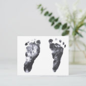 Carte Postale Empreintes bébé (Debout devant)