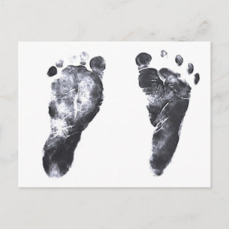 Carte Postale Empreintes bébé