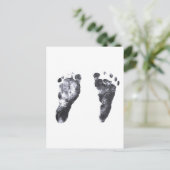 Carte Postale Empreintes bébé (Debout devant)