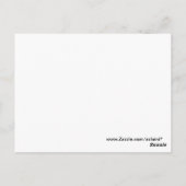 Carte Postale Empreintes de pattes de chien chiot cadeaux pour A (Dos)