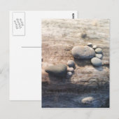Carte Postale Empreintes de roche (Devant / Derrière)